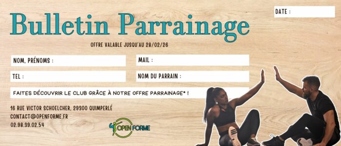 bulletin parrainage