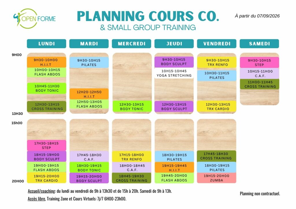 Planning de Cours sept 26 JPG