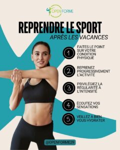 Reprendre Sport Liste Conseils Sportifs Jaune Noir Moderne Reprise du Sport Publication Instagram
